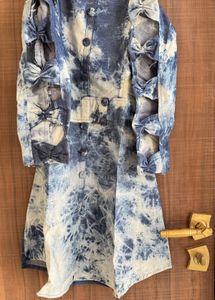 Tie-Dye Cutout Dress