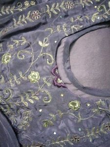 Embroidered salwar kameez with dupatta