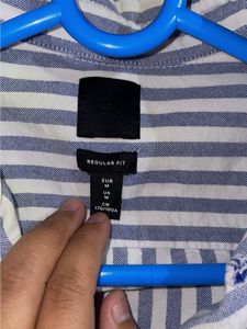 Striped Button-Down Shirt
