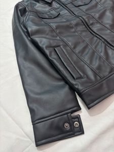 Black Faux Leather Jacket