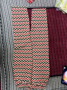 Red Printed Kurta Set with pant