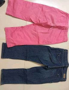 Combo Of Denim Shorts, Pant And Jeans