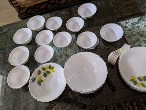 New With Tag Larah by Borosil Green dinner Set