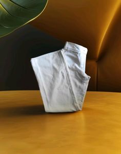 White Wide Leg Pants