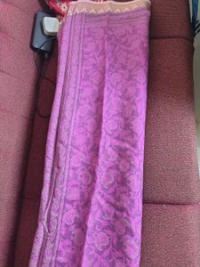 Pink &amp; Gray Floral Fabric
