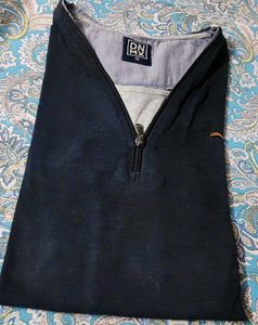 Men Black Full Sleeve T-shirt