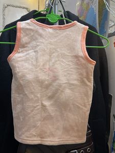 Peach Velvet Tank Top