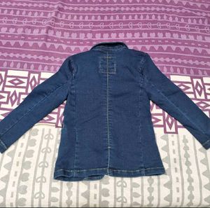 Stylish Denim Blue Blazer