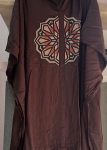 Brown Ethnic Style Kaftan