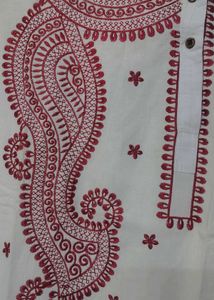 White Colour Pure Cotton Punjabi Like New Size 42