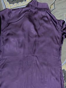 Elegant Purple Kurta Set