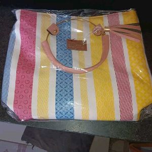 Striped Tote Bag