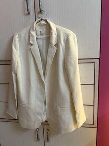 H&amp;M Off White Formal Blazer- Worn Once