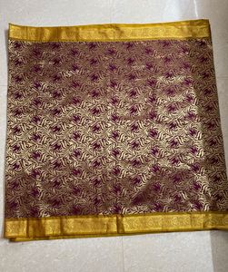 Elegant maroon Silk blend Saree