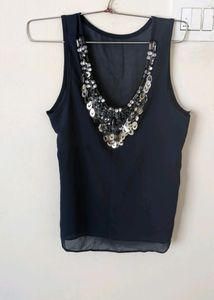 Navy Blue Top