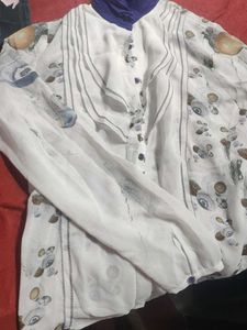 White N Purple Shirt