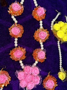 Beaded Flower 🌼Jewellery Set