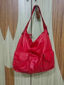 Red Hobo Bag