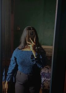 Y2k Fitted Full Sleeves Top