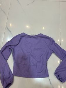 Lavender Long Sleeve Top