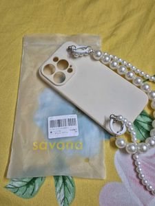 Pearl Phone Case With Strap Holder