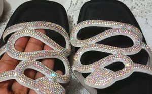 Snake Diamond Unused Flats