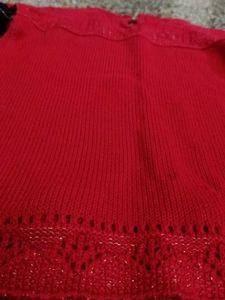 Red N Black Sweater For Kids