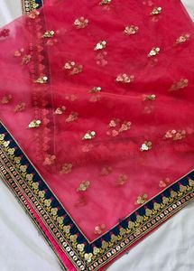 Embroidered Blue Ethnic Skirt