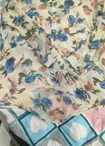 Beautiful Transparent Floral Shirt