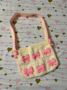 Crochet Bow Bag