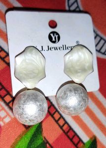 White Earrings