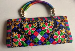 Combo Of Embroidered Clutch/Wallet