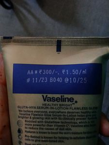Vaseline Serum Lotion