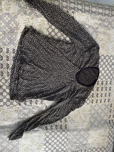 Women’s Sheer Printed  Top