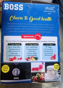 BOSS Juice Extractor/Juicer