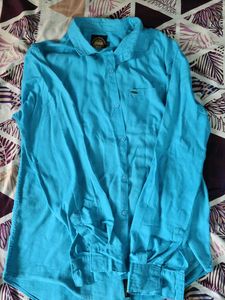 Men's Blue Casual Shirt