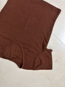 Plain V Neck Top