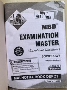 MBD Examination Master Sociology
