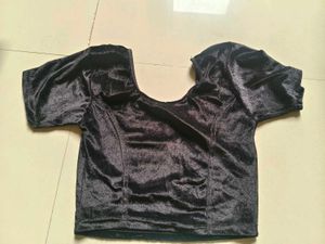 Velvet Black Blouse