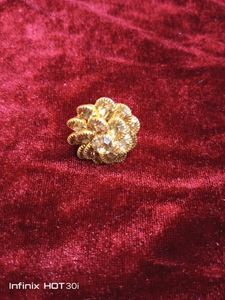 Golden Diamond Ring