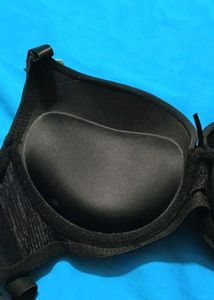 Black Underwire Heavy Pushup Bra