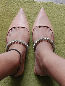 ZARA Stone Work Slipper