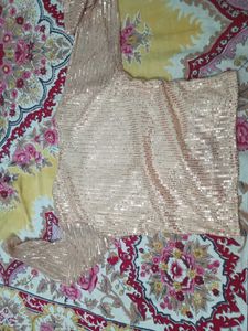 Rose Gold Sequin Top