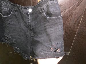 RIBBED HOT SHORTS