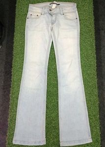 Light Wash Flare Leg Jeans