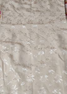 Cream Colour Stiched Kurti