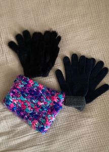 Gloves (2 pairs) & Headband Set