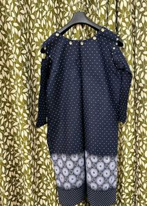Navyblue Cold Shoulder kurti