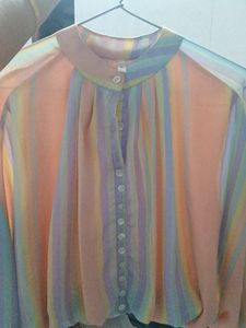 HnM Rainbow Color Blouse