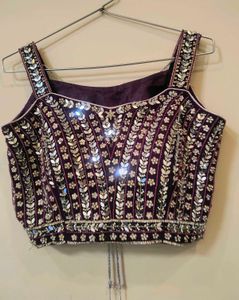 Embroidered Purple lehnga choli 💜